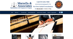 Desktop Screenshot of marzella-law.com